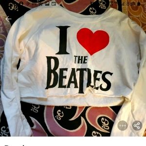 Beatles crop sweater